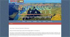Desktop Screenshot of ntwananotours.com