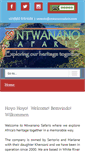 Mobile Screenshot of ntwananotours.com